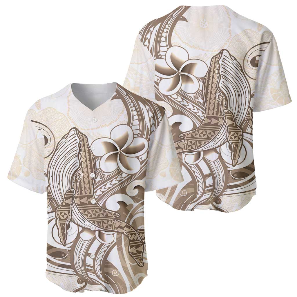 Brown Hawaii Humpback Whale Baseball Jersey Polynesian Tribal Ocean Vibes LT14 - Polynesian Pride