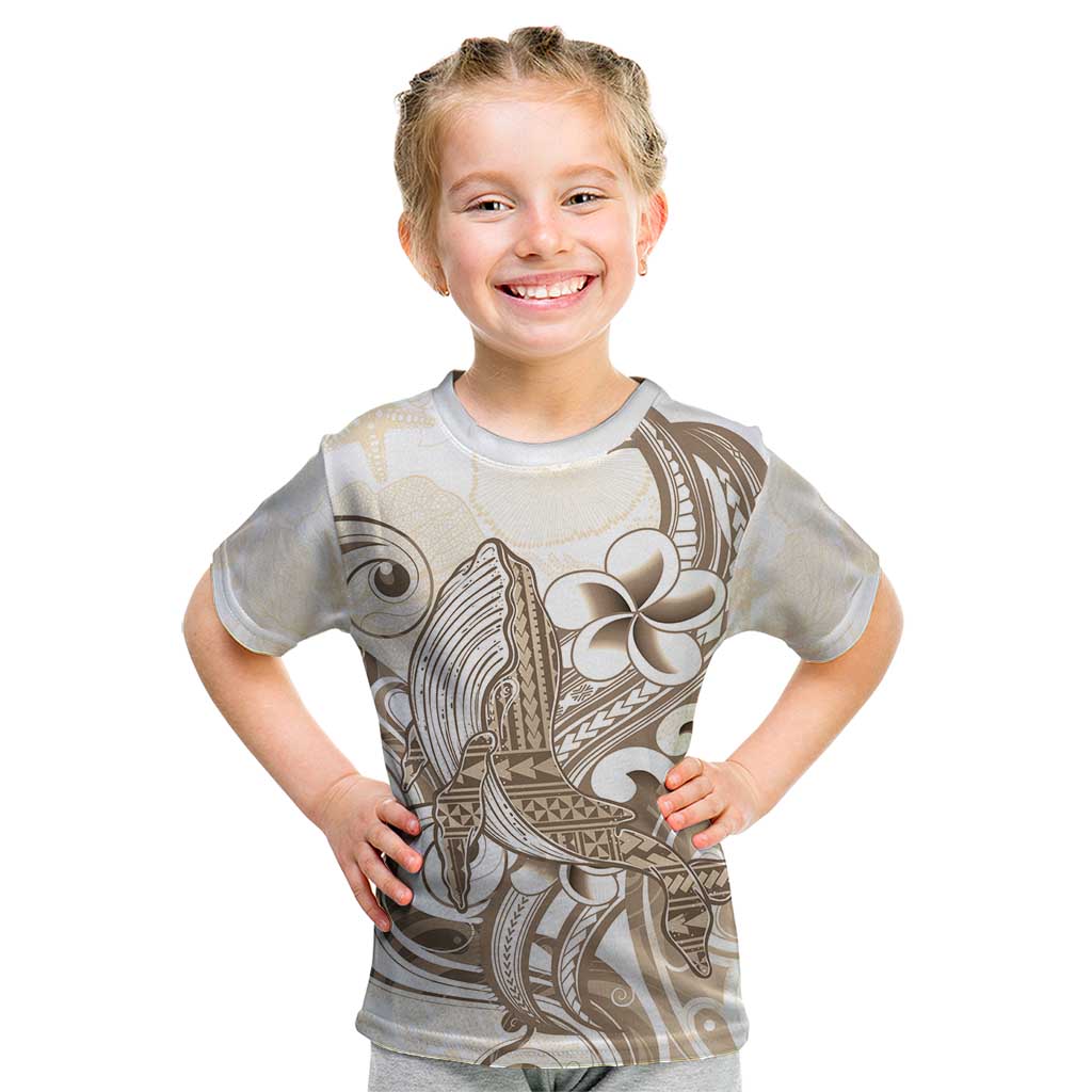 Brown Hawaii Humpback Whale Kid T Shirt Polynesian Tribal Ocean Vibes LT14 Brown - Polynesian Pride