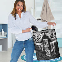 Tiki Drum Hawaii Laundry Basket Hawaiian Kakau Tattoo Style