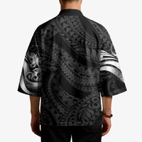 Tiki Drum Hawaii Kimono Hawaiian Kakau Tattoo Style