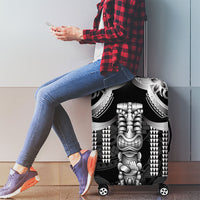 Tiki Drum Hawaii Luggage Cover Hawaiian Kakau Tattoo Style