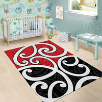 New Zealand Area Rug Maori Koru Tino Rangatiratanga Color LT14 - Polynesian Pride