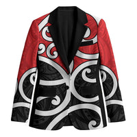 New Zealand Blazer Maori Koru Tino Rangatiratanga Color LT14 Unisex Red - Polynesian Pride
