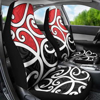 New Zealand Car Seat Cover Maori Koru Tino Rangatiratanga Color - Polynesian Pride