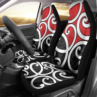 New Zealand Car Seat Cover Maori Koru Tino Rangatiratanga Color - Polynesian Pride