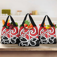 New Zealand Grocery Bag Maori Koru Tino Rangatiratanga Color - Polynesian Pride