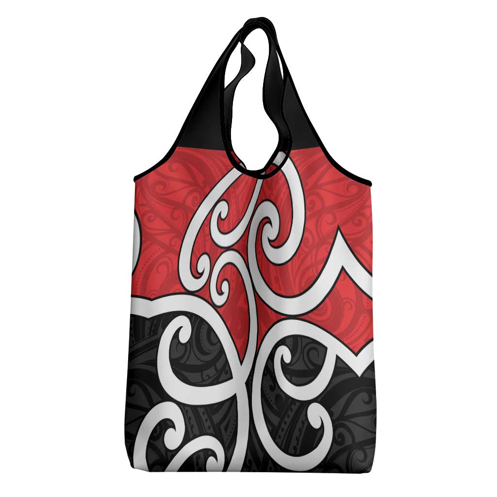 New Zealand Grocery Bag Maori Koru Tino Rangatiratanga Color - Polynesian Pride