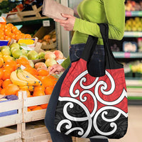 New Zealand Grocery Bag Maori Koru Tino Rangatiratanga Color - Polynesian Pride