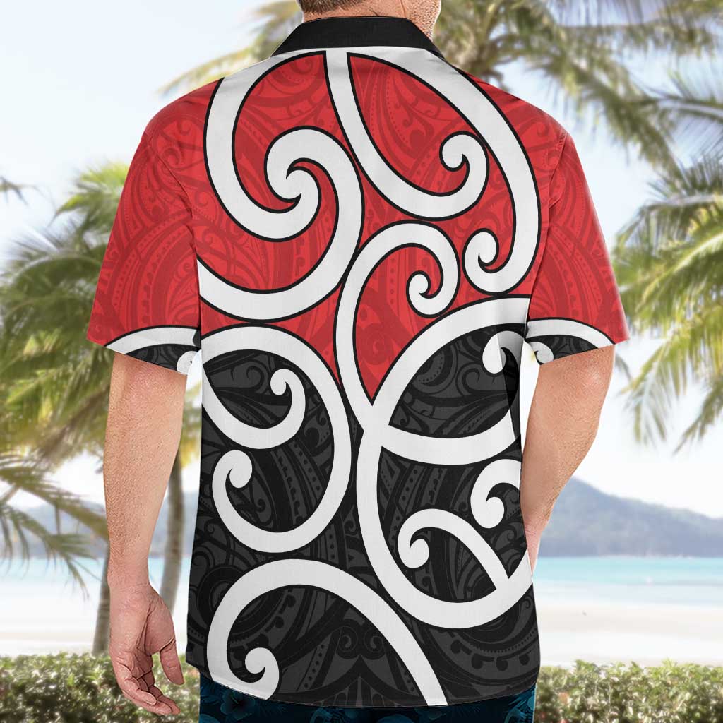 New Zealand Hawaiian Shirt Maori Koru Tino Rangatiratanga Color - Polynesian Pride