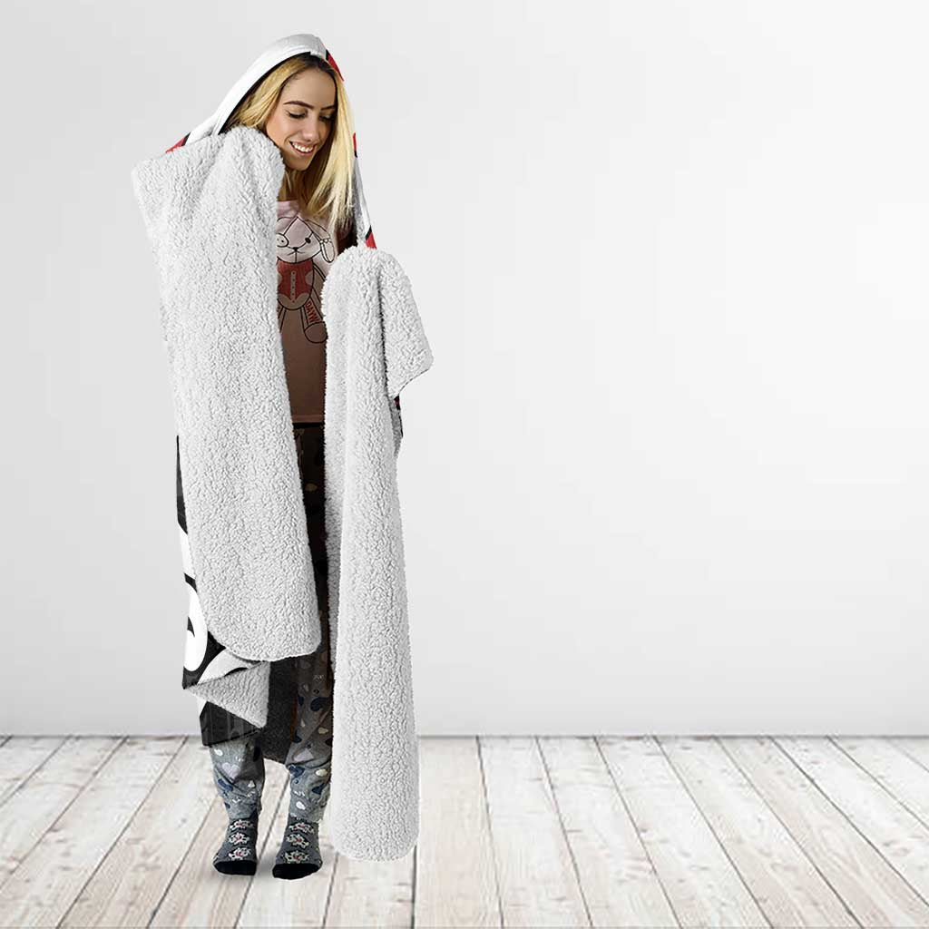 New Zealand Hooded Blanket Maori Koru Tino Rangatiratanga Color - Polynesian Pride