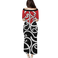 New Zealand Puletasi Maori Koru Tino Rangatiratanga Color - Polynesian Pride