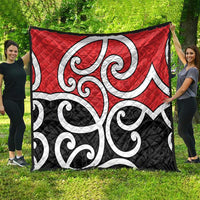 New Zealand Quilt Maori Koru Tino Rangatiratanga Color - Polynesian Pride
