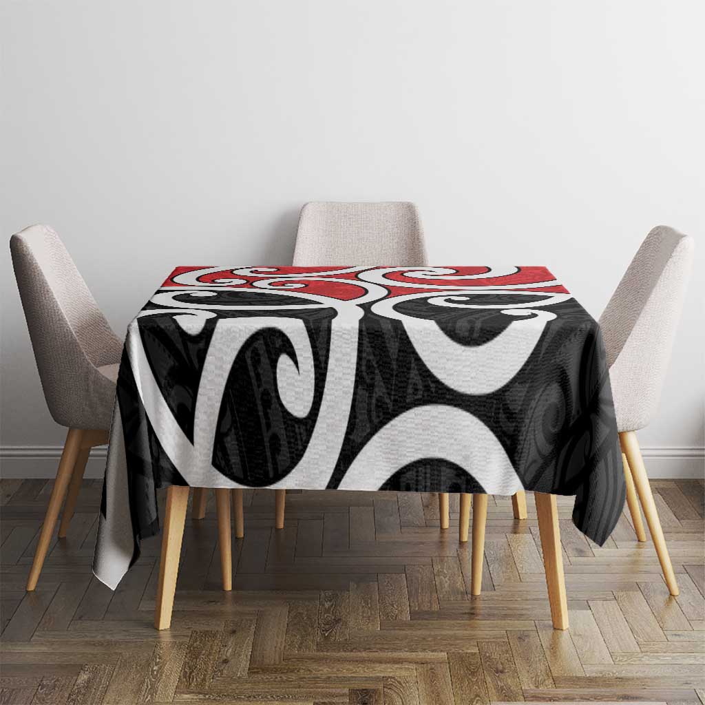New Zealand Tablecloth Maori Koru Tino Rangatiratanga Color - Polynesian Pride