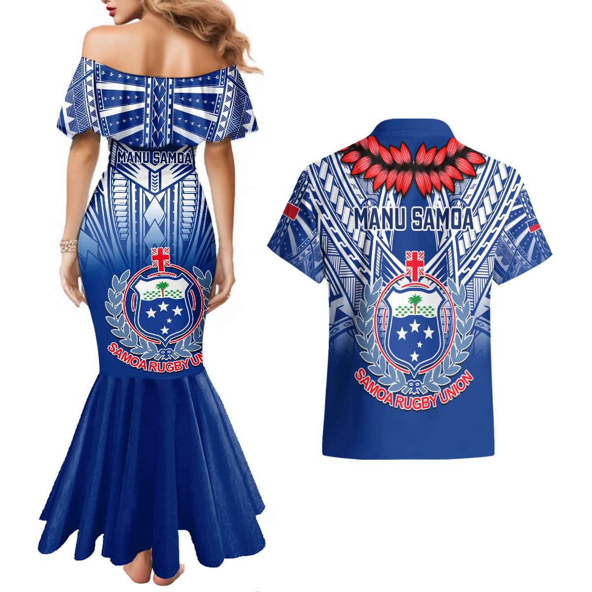 samoa-rugby-couples-matching-mermaid-dress-and-hawaiian-shirt-2023-go-manu-samoa-with-ula-fala-style