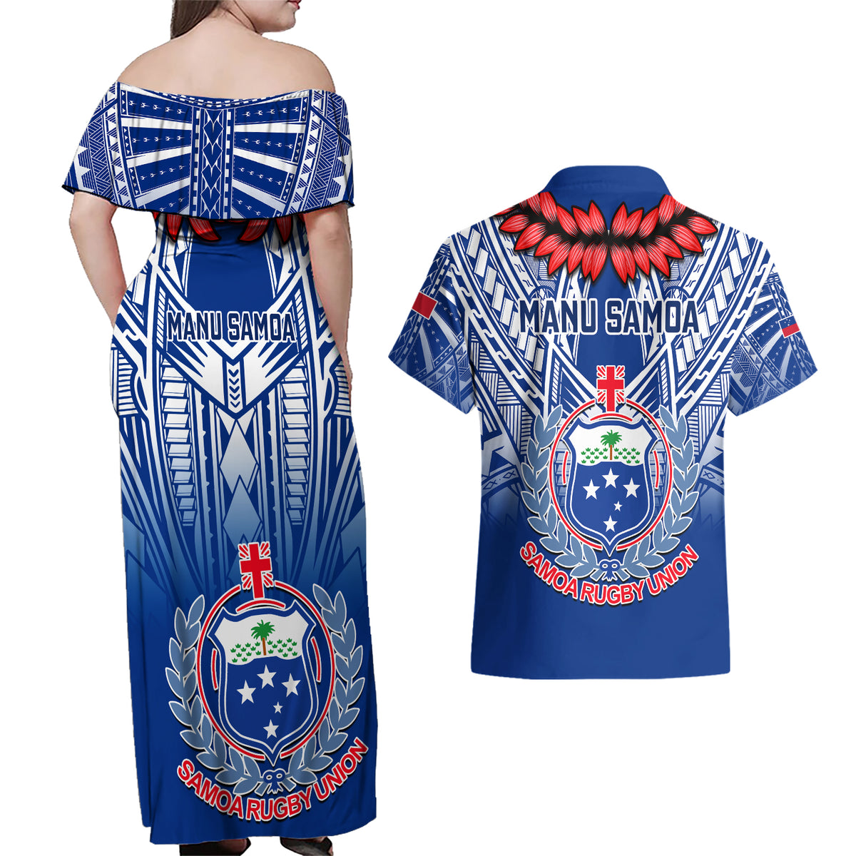 samoa-rugby-couples-matching-off-shoulder-maxi-dress-and-hawaiian-shirt-2023-go-manu-samoa-with-ula-fala-style