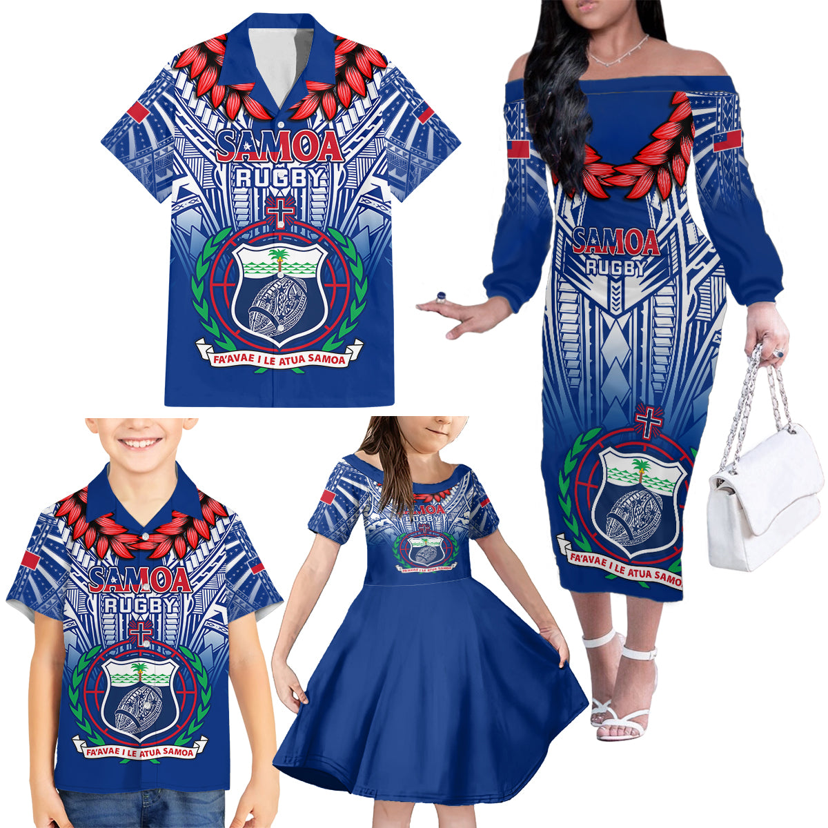 custom-samoa-rugby-family-matching-off-shoulder-long-sleeve-dress-and-hawaiian-shirt-2023-go-manu-samoa-with-ula-fala-style