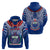 Custom Samoa Rugby Hoodie 2023 Go Manu Samoa With Ula Fala Style LT14 - Polynesian Pride