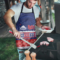 Personalised FAST Samoa Siapo Apron Teuila Flowers Samoan Pattern - Polynesian Pride