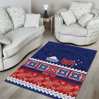 Personalised FAST Samoa Siapo Area Rug Teuila Flowers Samoan Pattern LT14 - Polynesian Pride