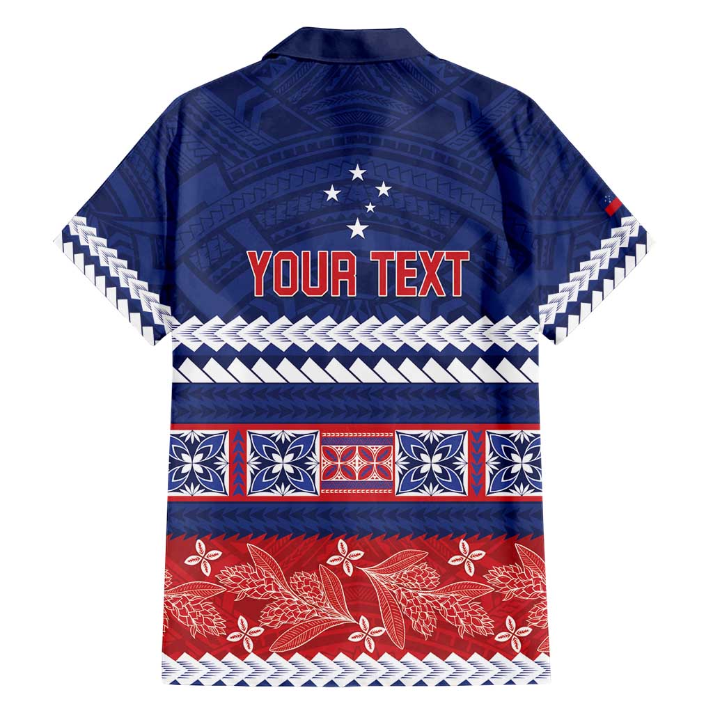 Personalised FAST Samoa Siapo Family Matching Puletasi and Hawaiian Shirt Teuila Flowers Samoan Pattern - Polynesian Pride