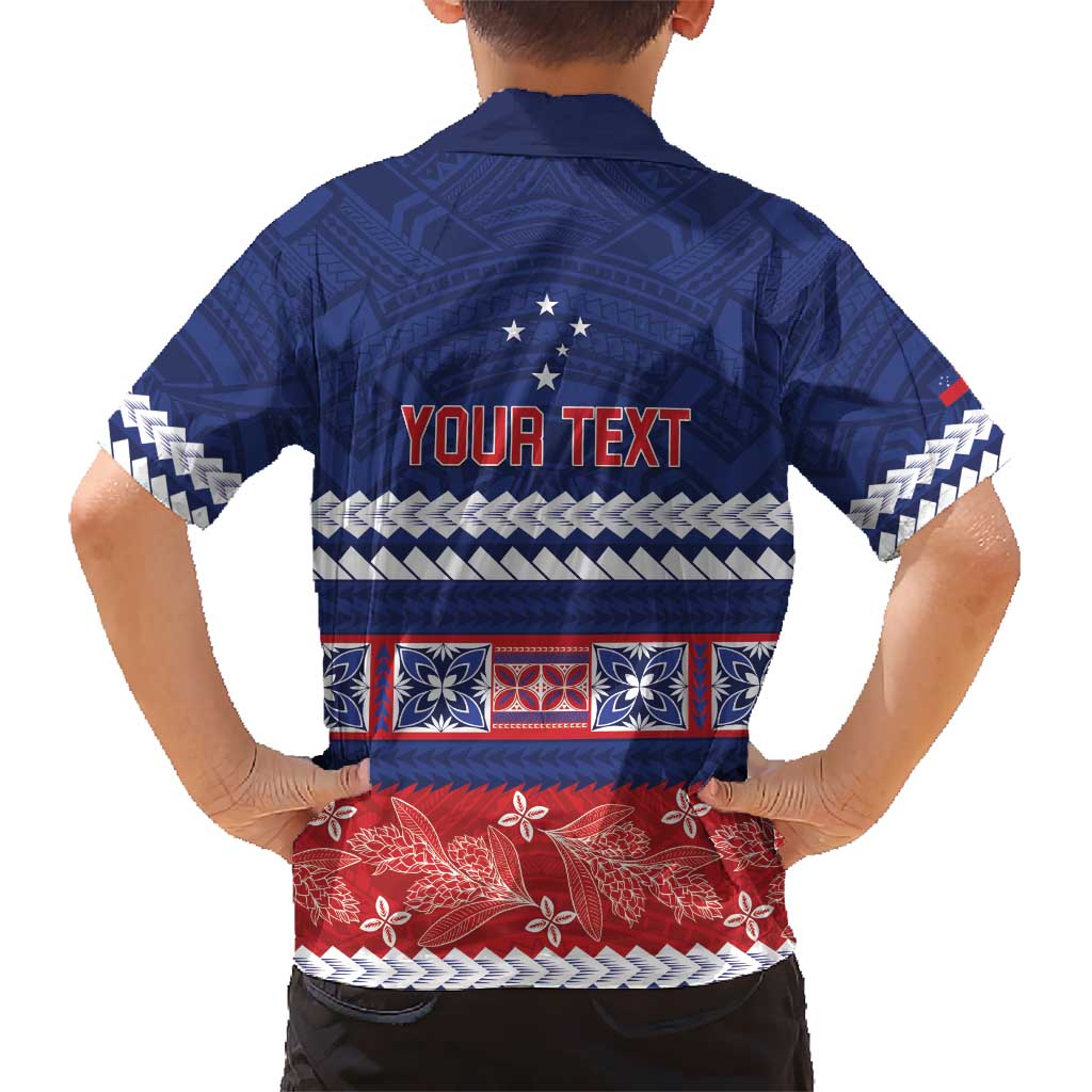 Personalised FAST Samoa Siapo Hawaiian Shirt Teuila Flowers Samoan Pattern - Polynesian Pride