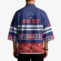 Personalised FAST Samoa Siapo Kimono Teuila Flowers Samoan Pattern LT14 - Polynesian Pride