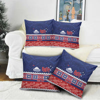 Personalised FAST Samoa Siapo Pillow Cover Teuila Flowers Samoan Pattern LT14 - Polynesian Pride