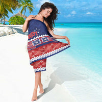 Personalised FAST Samoa Siapo Sarong Teuila Flowers Samoan Pattern LT14 - Polynesian Pride