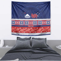 Personalised FAST Samoa Siapo Tapestry Teuila Flowers Samoan Pattern LT14 - Polynesian Pride