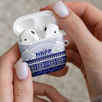 HRPP Samoa Siapo AirPods Case Teuila Flowers Samoan Pattern - Polynesian Pride