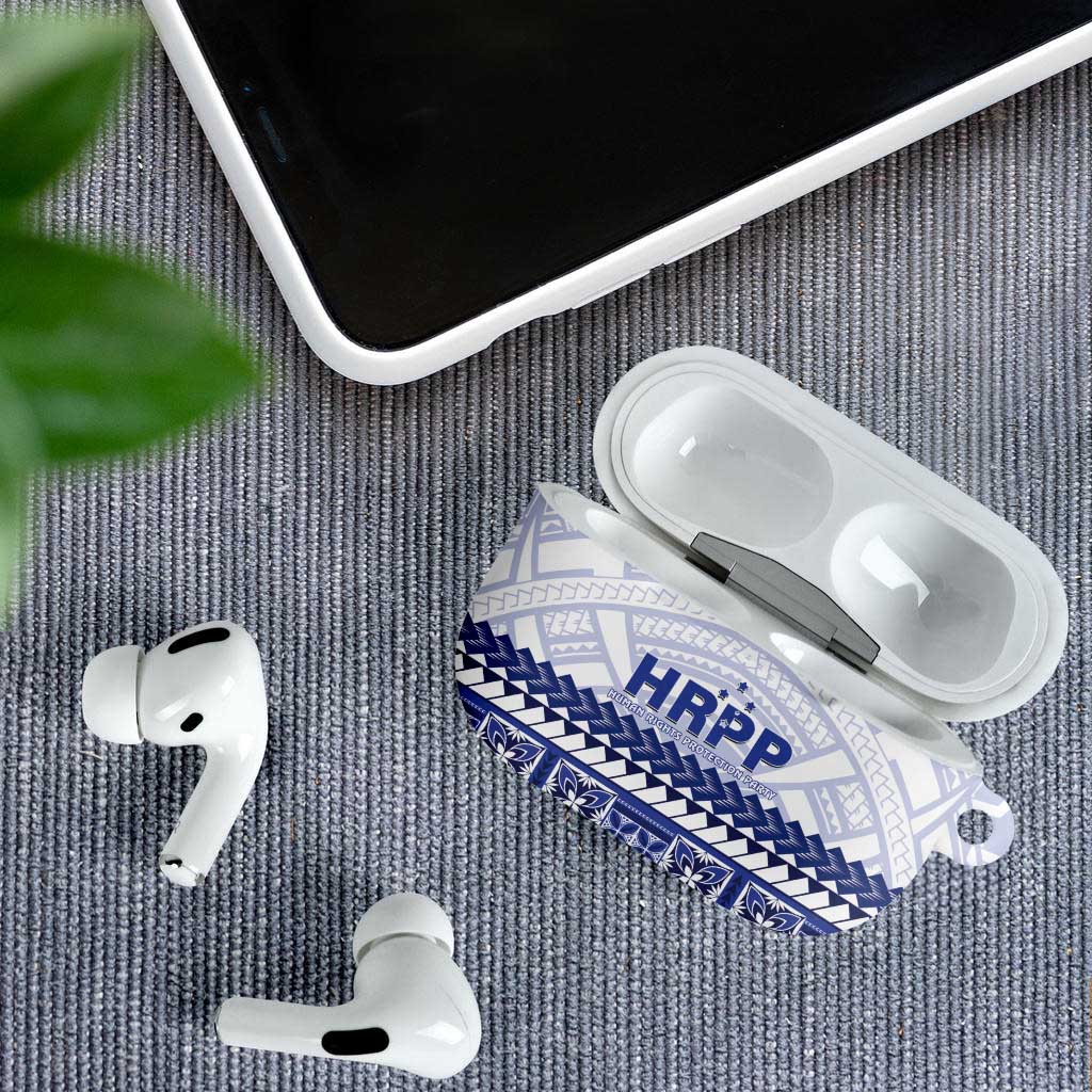 HRPP Samoa Siapo AirPods Case Teuila Flowers Samoan Pattern - Polynesian Pride