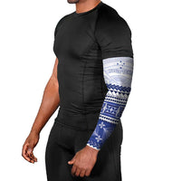 Personalised HRPP Samoa Siapo Arm Sleeves Teuila Flowers Samoan Pattern LT14 - Polynesian Pride