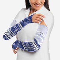 Personalised HRPP Samoa Siapo Arm Sleeves Teuila Flowers Samoan Pattern LT14 - Polynesian Pride