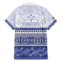 Personalised HRPP Samoa Siapo Family Matching Tank Maxi Dress and Hawaiian Shirt Teuila Flowers Samoan Pattern - Polynesian Pride