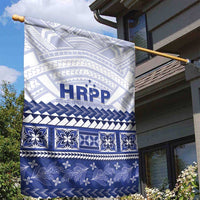 HRPP Samoa Siapo Garden Flag Teuila Flowers Samoan Pattern LT14 - Polynesian Pride