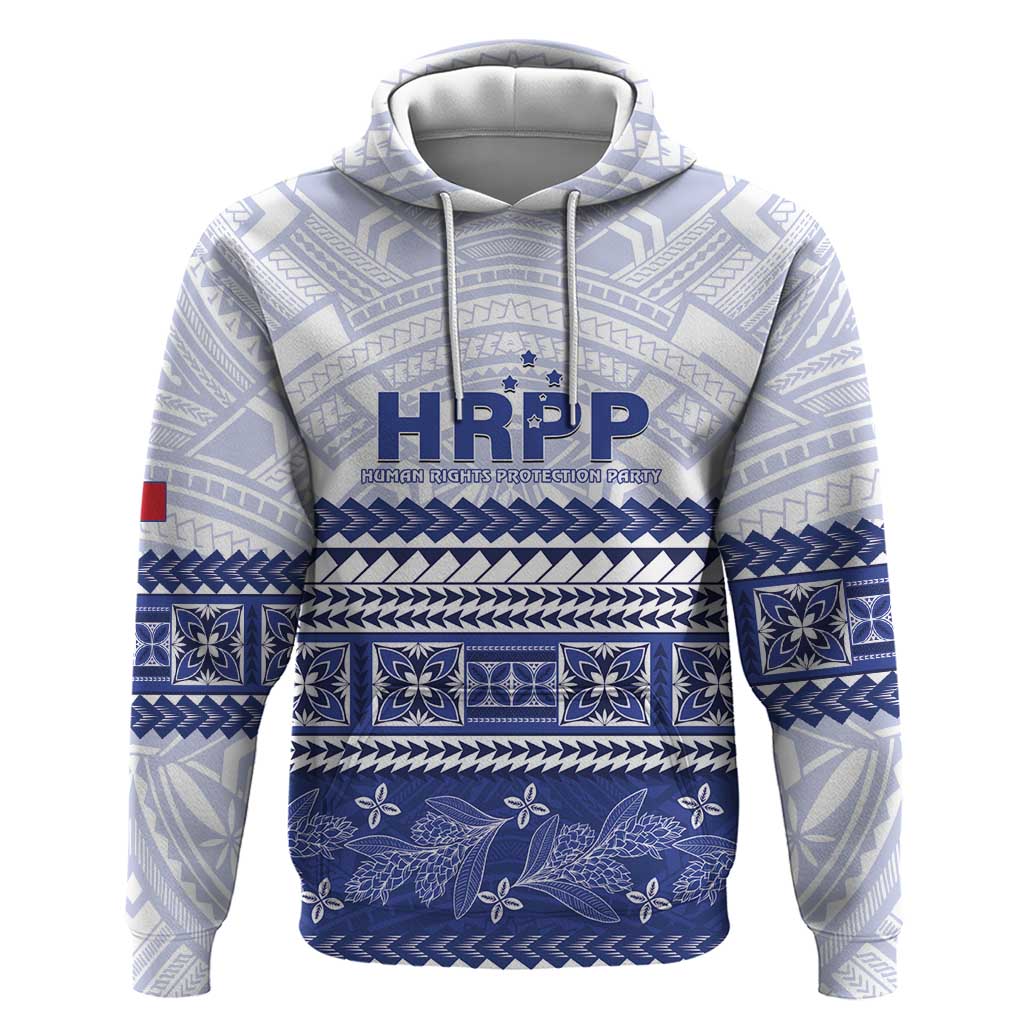Personalised HRPP Samoa Siapo Hoodie Teuila Flowers Samoan Pattern - Polynesian Pride