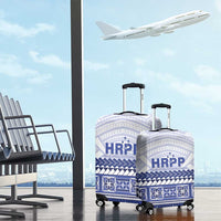 HRPP Samoa Siapo Luggage Cover Teuila Flowers Samoan Pattern LT14 - Polynesian Pride