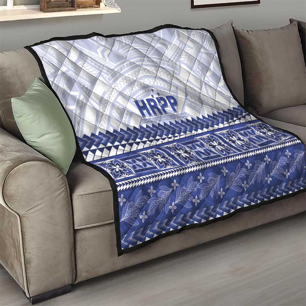 HRPP Samoa Siapo Quilt Teuila Flowers Samoan Pattern LT14 - Polynesian Pride
