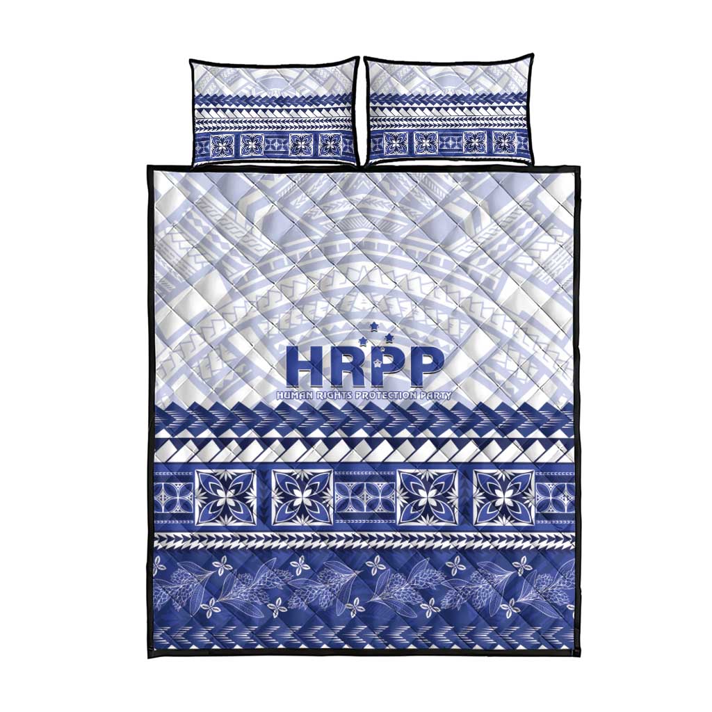 HRPP Samoa Siapo Quilt Bed Set Teuila Flowers Samoan Pattern LT14 - Polynesian Pride