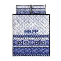 HRPP Samoa Siapo Quilt Bed Set Teuila Flowers Samoan Pattern LT14 - Polynesian Pride