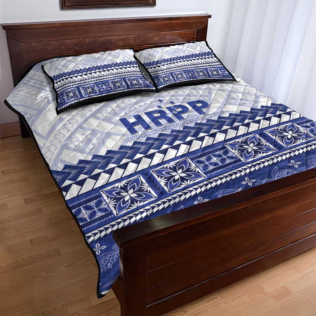 HRPP Samoa Siapo Quilt Bed Set Teuila Flowers Samoan Pattern LT14 - Polynesian Pride