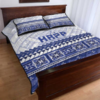 HRPP Samoa Siapo Quilt Bed Set Teuila Flowers Samoan Pattern LT14 - Polynesian Pride