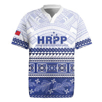 Personalised HRPP Samoa Siapo Rugby Jersey Teuila Flowers Samoan Pattern - Polynesian Pride