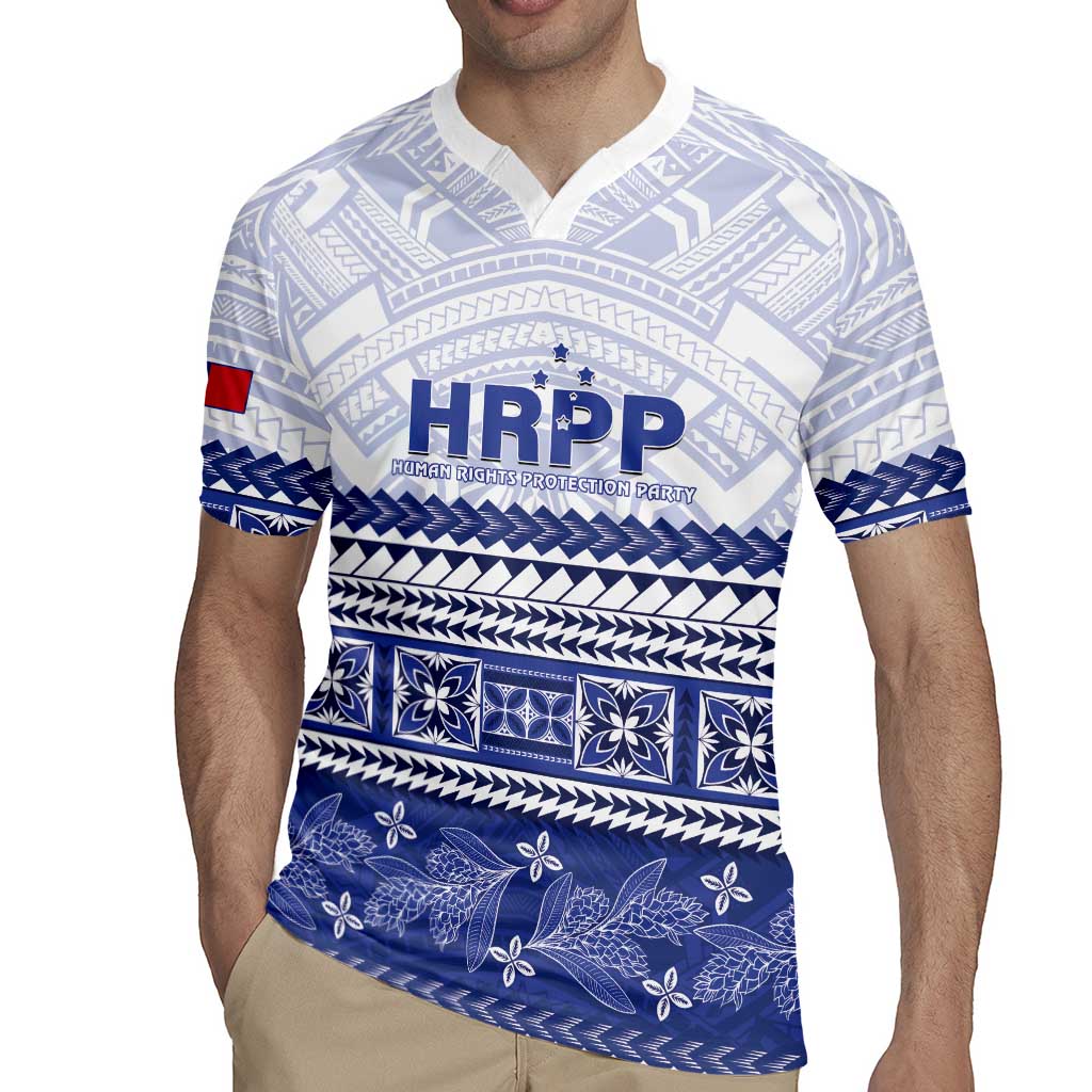 Personalised HRPP Samoa Siapo Rugby Jersey Teuila Flowers Samoan Pattern - Polynesian Pride