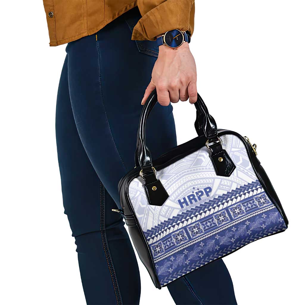 HRPP Samoa Siapo Shoulder Handbag Teuila Flowers Samoan Pattern LT14 - Polynesian Pride