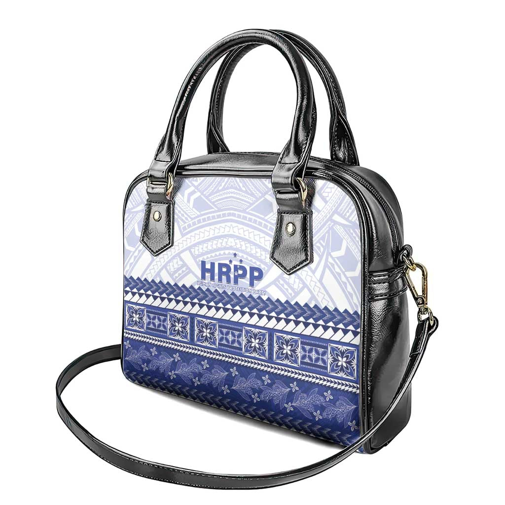 HRPP Samoa Siapo Shoulder Handbag Teuila Flowers Samoan Pattern LT14 - Polynesian Pride