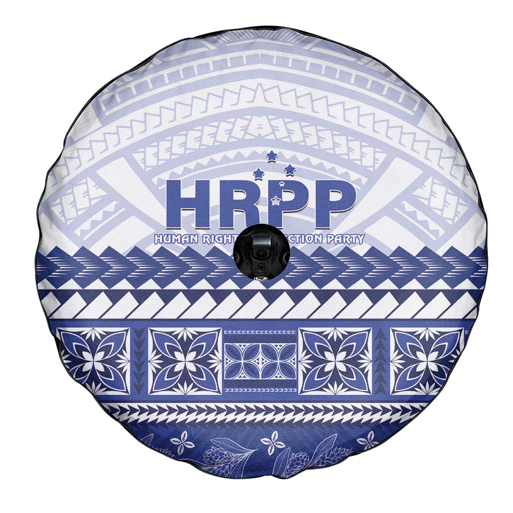 HRPP Samoa Siapo Spare Tire Cover Teuila Flowers Samoan Pattern LT14 - Polynesian Pride