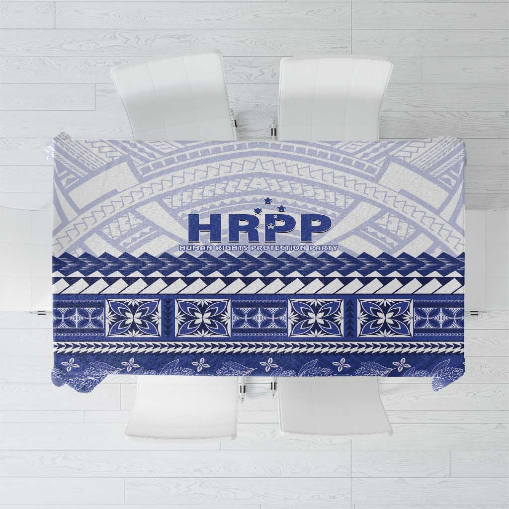 HRPP Samoa Siapo Tablecloth Teuila Flowers Samoan Pattern LT14 White - Polynesian Pride