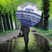 HRPP Samoa Siapo Umbrella Teuila Flowers Samoan Pattern - Polynesian Pride