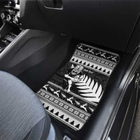 New Zealand Christmas Rugby Personalised Car Mats Meri Kirihimete All Black Maori LT14 - Polynesian Pride